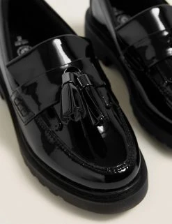 M&S Collection Kids' Leather Slip-on School Shoes (13 Small - 7 Large) -Cheap School Uniform Store SD 04 T72 8772B Y0 X EC 2