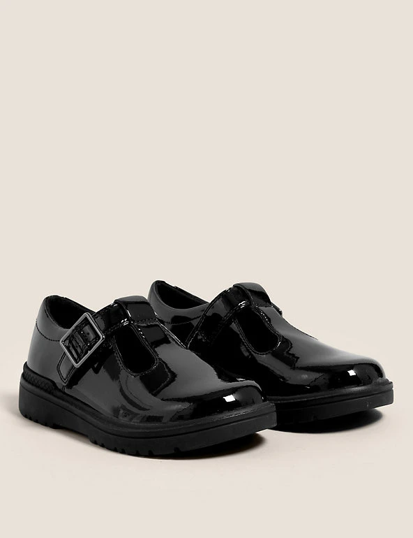 Kids' Leather Riptape T Bar School Shoes (8 Small - 1 Large) M&S Collection Kids' Leather Riptape T Bar School Shoes (8 Small - 1 Large) -Cheap School Uniform Store SD 04 T72 8786B Y0 X EC 0