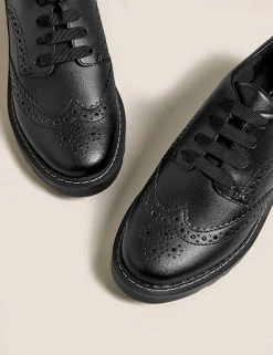 M&S Collection Kids' Leather Freshfeet™ School Shoes (13 Small -7 Large) -Cheap School Uniform Store SD 04 T72 8787B Y0 X EC 2