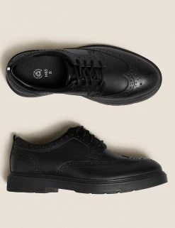 M&S Collection Kids' Leather Freshfeet™ School Shoes (13 Small - 9 Large) 10 M&S Collection Kids' Leather Freshfeet™ School Shoes (13 Small - 9 Large) -Cheap School Uniform Store SD 04 T72 8803B Y0 X EC 1