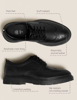 M&S Collection Kids' Leather Freshfeet™ School Shoes (13 Small - 9 Large) 9 M&S Collection Kids' Leather Freshfeet™ School Shoes (13 Small - 9 Large) -Cheap School Uniform Store SD 04 T72 8803B Y0 X EC 90