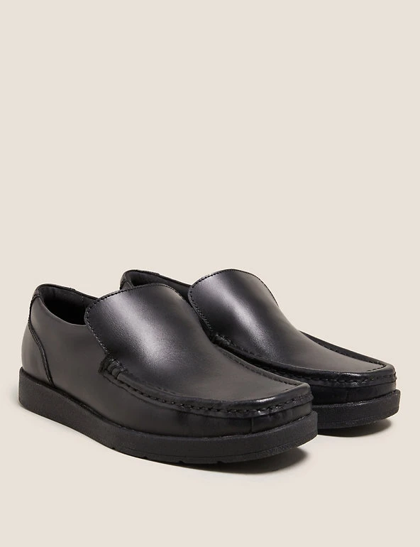 Kids' Leather Slip-on Loafer School Shoes (13 Small - 9 Large) M&S Collection Kids' Leather Slip-on Loafer School Shoes (13 Small - 9 Large) -Cheap School Uniform Store SD 04 T72 8807B Y0 X EC 0