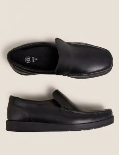 M&S Collection Kids' Leather Slip-on Loafer School Shoes (13 Small - 9 Large) 4 M&S Collection Kids' Leather Slip-on Loafer School Shoes (13 Small - 9 Large) -Cheap School Uniform Store SD 04 T72 8807B Y0 X EC 1