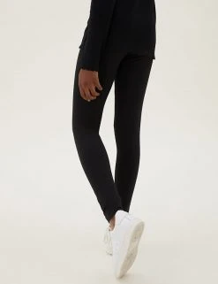 M&S Collection 5pk Cotton Rich Leggings With Stretch (6-16 Yrs) 11 M&S Collection 5pk Cotton Rich Leggings With Stretch (6-16 Yrs) -Cheap School Uniform Store SD 04 T74 3128E Y0 X EC 3