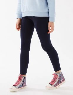 M&S Collection Cotton Rich Leggings With Stretch (2-16 Yrs) 10 M&S Collection Cotton Rich Leggings With Stretch (2-16 Yrs) -Cheap School Uniform Store SD 04 T74 3199V F0 X EC 2