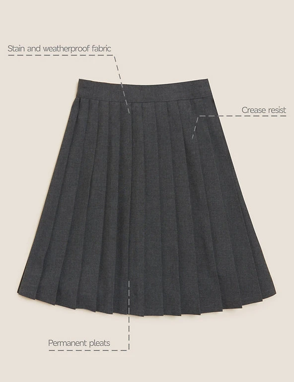 Girls' Easy Dressing Pull On School Skirt (2-16 Yrs) M&S Collection Skirts Girls' Easy Dressing Pull On School Skirt (2-16 Yrs) -Cheap School Uniform Store SD 04 T76 0113 T0 X EC 90