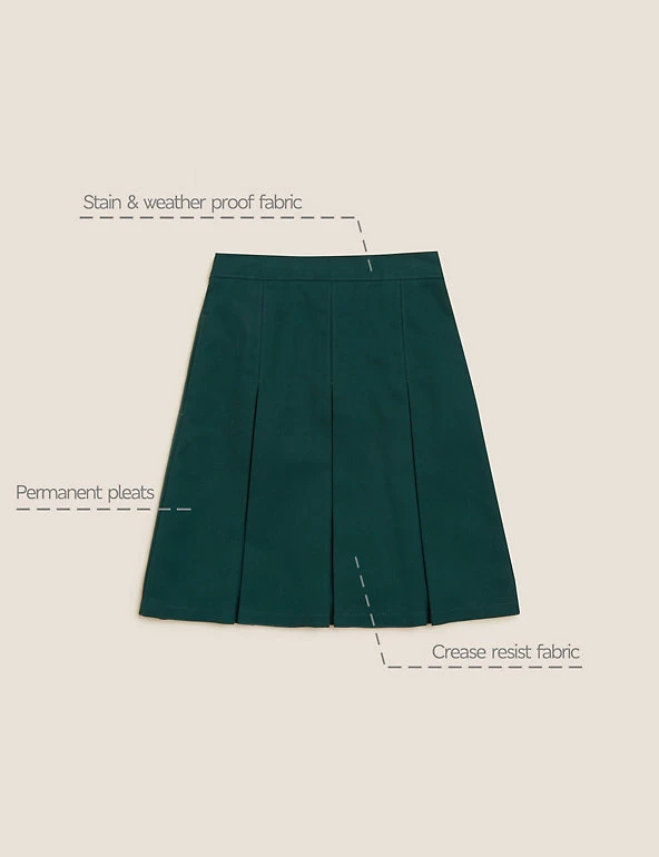M&S Collection Skirts Girls' Permanent Pleats School Skirt (2-16 Yrs) 28 M&S Collection Skirts Girls' Permanent Pleats School Skirt (2-16 Yrs) - Image 26