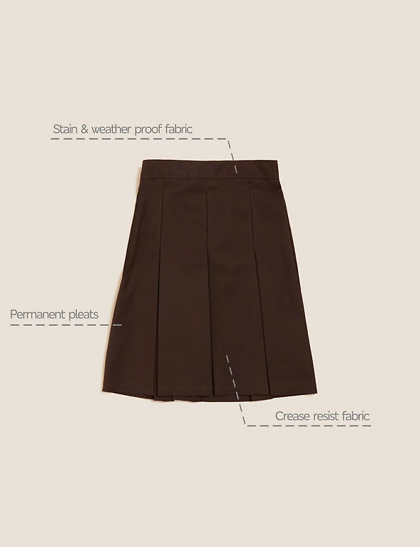 M&S Collection Skirts Girls' Permanent Pleats School Skirt (2-16 Yrs) 16 M&S Collection Skirts Girls' Permanent Pleats School Skirt (2-16 Yrs) - Image 14