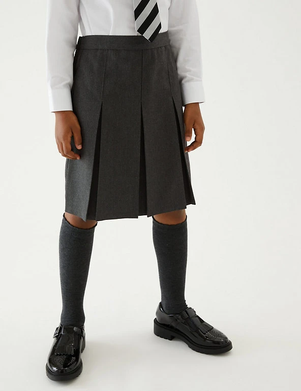 M&S Collection Skirts Girls' Permanent Pleats School Skirt (2-16 Yrs) 11 M&S Collection Skirts Girls' Permanent Pleats School Skirt (2-16 Yrs) - Image 9