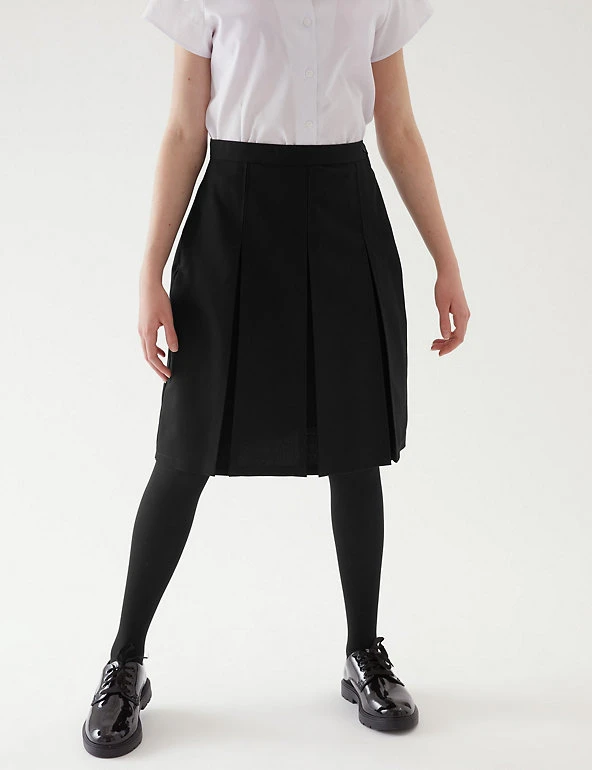 M&S Collection Skirts Girls' Permanent Pleats School Skirt (2-16 Yrs) 5 M&S Collection Skirts Girls' Permanent Pleats School Skirt (2-16 Yrs) - Image 3