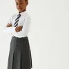 M&S Collection Skirts Girls' Slim Fit Permanent Pleats School Skirt (2-18 Yrs) 1 M&S Collection Skirts Girls' Slim Fit Permanent Pleats School Skirt (2-18 Yrs) -Cheap School Uniform Store SD 04 T76 0137 T0 X EC 0