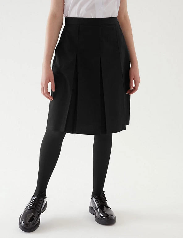 M&S Collection Skirts Girls' Slim Fit Permanent Pleats School Skirt (2-18 Yrs) 11 M&S Collection Skirts Girls' Slim Fit Permanent Pleats School Skirt (2-18 Yrs) - Image 9
