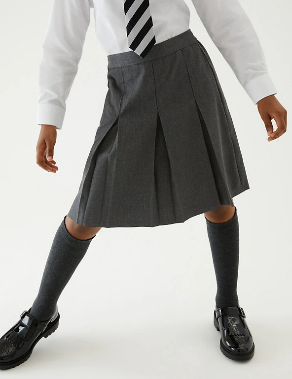 M&S Collection Skirts Girls' Longer Length School Skirt (2-16 Yrs) 5 M&S Collection Skirts Girls' Longer Length School Skirt (2-16 Yrs) - Image 3