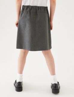 M&S Collection Skirts Girls' Permanent Pleats School Skirt (2-16 Yrs) -Cheap School Uniform Store SD 04 T76 0177 T0 X EC 2
