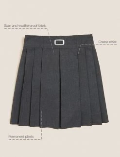 M&S Collection Skirts Girls' Permanent Pleats School Skirt (2-16 Yrs) -Cheap School Uniform Store SD 04 T76 0177 T0 X EC 90