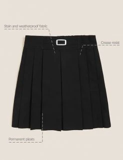 M&S Collection Skirts Girls' Permanent Pleats School Skirt (2-16 Yrs) -Cheap School Uniform Store SD 04 T76 0177 Y0 X EC 90