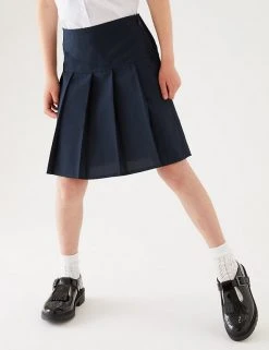 M&S Collection 2pk Girls' Crease Resistant School Skirts (2-16 Yrs) 39 M&S Collection 2pk Girls' Crease Resistant School Skirts (2-16 Yrs) -Cheap School Uniform Store SD 04 T76 0197 F0 X EC 1