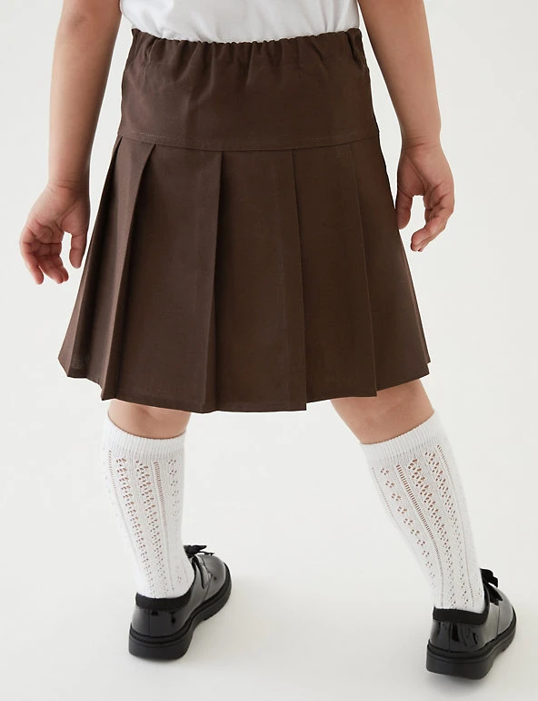 M&S Collection 2pk Girls' Crease Resistant School Skirts (2-16 Yrs) 16 M&S Collection 2pk Girls' Crease Resistant School Skirts (2-16 Yrs) - Image 14