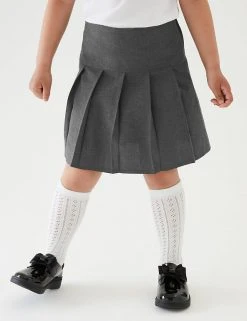 M&S Collection 2pk Girls' Crease Resistant School Skirts (2-16 Yrs) 24 M&S Collection 2pk Girls' Crease Resistant School Skirts (2-16 Yrs) -Cheap School Uniform Store SD 04 T76 0197 T0 X EC 1