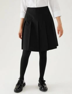M&S Collection 2pk Girls' Crease Resistant School Skirts (2-16 Yrs) 29 M&S Collection 2pk Girls' Crease Resistant School Skirts (2-16 Yrs) -Cheap School Uniform Store SD 04 T76 0197 Y0 X EC 1