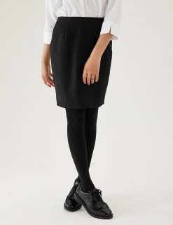 M&S Collection Skirts Girls' Short Pencil School Skirt (9-16 Yrs) 8 M&S Collection Skirts Girls' Short Pencil School Skirt (9-16 Yrs) -Cheap School Uniform Store SD 04 T76 0302 Y0 X EC 1