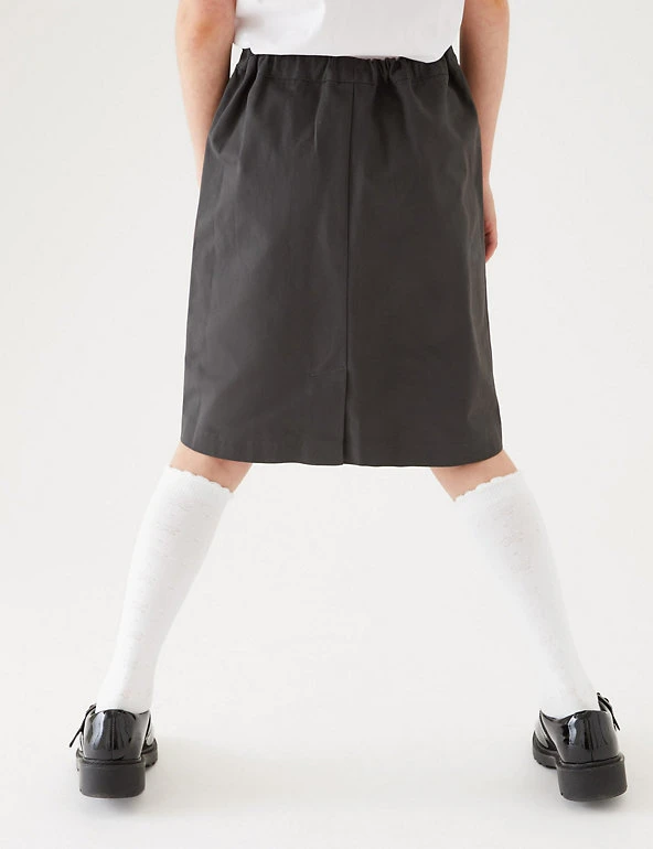 Girls' Pure Cotton Skin Kind™ School Skirt (2-18 Yrs) M&S Collection Skirts Girls' Pure Cotton Skin Kind™ School Skirt (2-18 Yrs) -Cheap School Uniform Store SD 04 T76 0310S T0 X EC 2