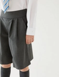 M&S Collection Trousers Girls' Pleat Front School Culottes (2-18 Yrs) -Cheap School Uniform Store SD 04 T76 0320 T0 X EC 1