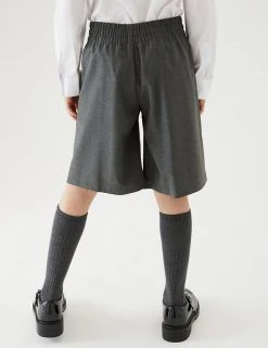 M&S Collection Trousers Girls' Pleat Front School Culottes (2-18 Yrs) -Cheap School Uniform Store SD 04 T76 0320 T0 X EC 2