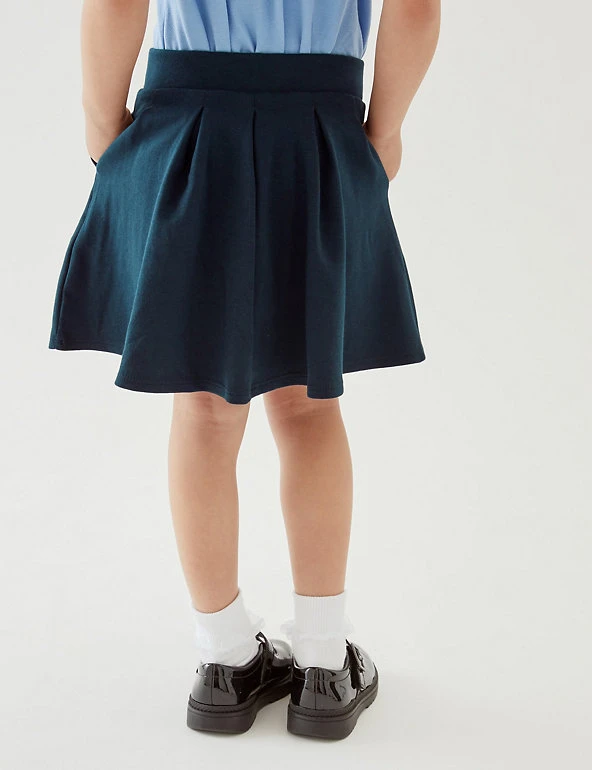 Girls' Cotton Pleated School Skirt (2-14 Yrs) M&S Collection Skirts Girls' Cotton Pleated School Skirt (2-14 Yrs) -Cheap School Uniform Store SD 04 T76 0321 F0 X EC 2