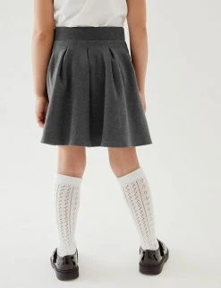 M&S Collection Skirts Girls' Cotton Pleated School Skirt (2-14 Yrs) 10 M&S Collection Skirts Girls' Cotton Pleated School Skirt (2-14 Yrs) -Cheap School Uniform Store SD 04 T76 0321 T0 X EC 2