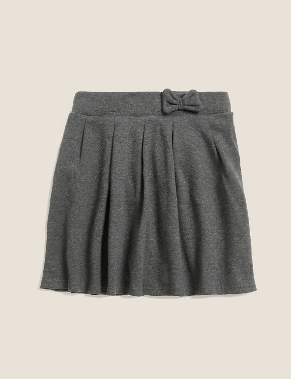 Girls' Cotton Pleated School Skirt (2-14 Yrs) M&S Collection Skirts Girls' Cotton Pleated School Skirt (2-14 Yrs) -Cheap School Uniform Store SD 04 T76 0321 T0 X EC 90