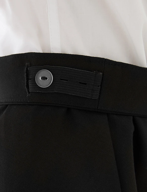 M&S Collection 2pk Girls' Regular Fit School Skater Skirts (2-18 Yrs) 7 M&S Collection 2pk Girls' Regular Fit School Skater Skirts (2-18 Yrs) - Image 5