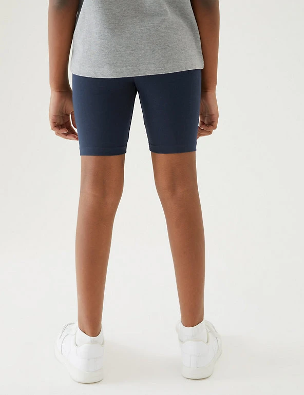 M&S Collection PE Kit 2pk Girls' Cotton With Stretch School Shorts (2-16 Yrs) 18 M&S Collection PE Kit 2pk Girls' Cotton With Stretch School Shorts (2-16 Yrs) - Image 16