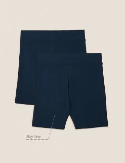 M&S Collection PE Kit 2pk Girls' Cotton With Stretch School Shorts (2-16 Yrs) 31 M&S Collection PE Kit 2pk Girls' Cotton With Stretch School Shorts (2-16 Yrs) -Cheap School Uniform Store SD 04 T76 1033 F4 X EC 90