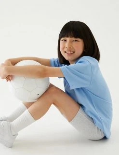 M&S Collection PE Kit 2pk Girls' Cotton With Stretch School Shorts (2-16 Yrs) 22 M&S Collection PE Kit 2pk Girls' Cotton With Stretch School Shorts (2-16 Yrs) -Cheap School Uniform Store SD 04 T76 1033 T0 X EC 0