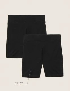 M&S Collection PE Kit 2pk Girls' Cotton With Stretch School Shorts (2-16 Yrs) 19 M&S Collection PE Kit 2pk Girls' Cotton With Stretch School Shorts (2-16 Yrs) -Cheap School Uniform Store SD 04 T76 1033 Y0 X EC 90