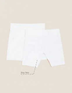 M&S Collection PE Kit 2pk Girls' Cotton With Stretch School Shorts (2-16 Yrs) 27 M&S Collection PE Kit 2pk Girls' Cotton With Stretch School Shorts (2-16 Yrs) -Cheap School Uniform Store SD 04 T76 1033 Z0 X EC 90