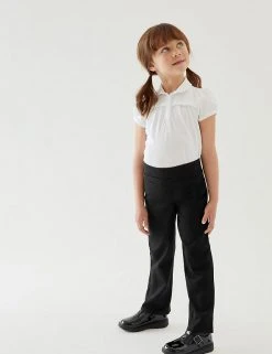 M&S Collection Girls' Regular Leg Knitted School Trousers (2-16 Yrs) -Cheap School Uniform Store SD 04 T76 1287 Y4 X EC 0