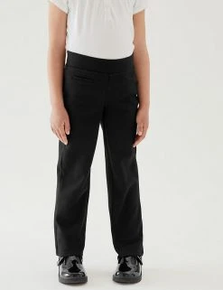 M&S Collection Girls' Regular Leg Knitted School Trousers (2-16 Yrs) -Cheap School Uniform Store SD 04 T76 1287 Y4 X EC 1
