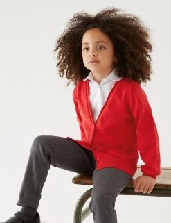 M&S Collection Cardigans 2pk Girls' Pure Cotton School Cardigan (3-18 Yrs) -Cheap School Uniform Store SD 04 T76 1371 B0 X EC 0
