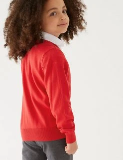 M&S Collection Cardigans 2pk Girls' Pure Cotton School Cardigan (3-18 Yrs) -Cheap School Uniform Store SD 04 T76 1371 B0 X EC 2