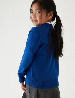M&S Collection Cardigans 2pk Girls' Pure Cotton School Cardigan (3-18 Yrs) -Cheap School Uniform Store SD 04 T76 1371 E0 X EC 2