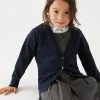 M&S Collection Cardigans 2pk Girls' Pure Cotton School Cardigan (3-18 Yrs) 1 M&S Collection Cardigans 2pk Girls' Pure Cotton School Cardigan (3-18 Yrs) -Cheap School Uniform Store SD 04 T76 1371 F0 X EC 0