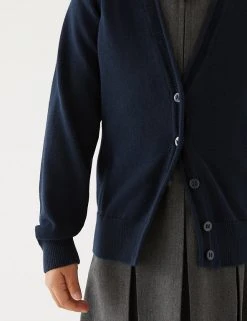 M&S Collection Cardigans 2pk Girls' Pure Cotton School Cardigan (3-18 Yrs) -Cheap School Uniform Store SD 04 T76 1371 F0 X EC 1