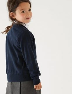 M&S Collection Cardigans 2pk Girls' Pure Cotton School Cardigan (3-18 Yrs) -Cheap School Uniform Store SD 04 T76 1371 F0 X EC 2