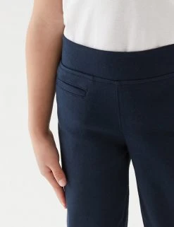 M&S Collection Girls' Slim Leg Knitted School Trousers (2-18 Yrs) -Cheap School Uniform Store SD 04 T76 1421 F0 X EC 1