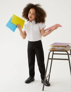 M&S Collection Girls' Slim Leg Knitted School Trousers (2-18 Yrs) -Cheap School Uniform Store SD 04 T76 1421 Y0 X EC 0