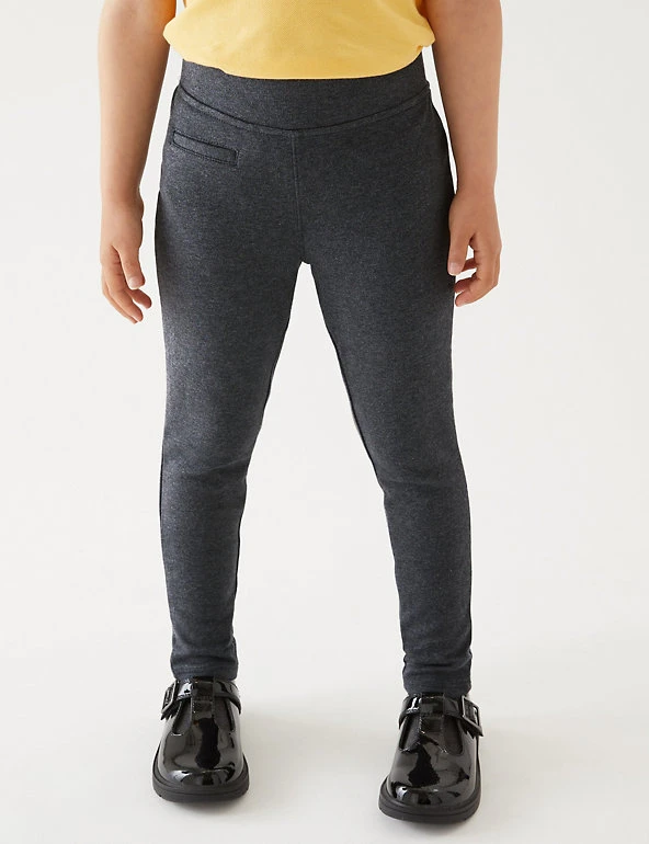 Girls' Skinny Leg Knitted School Trousers (2-18 Yrs) M&S Collection Girls' Skinny Leg Knitted School Trousers (2-18 Yrs) -Cheap School Uniform Store SD 04 T76 1422 T0 X EC 3