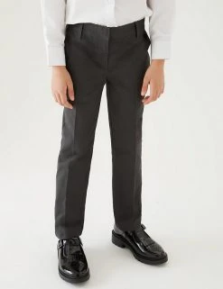 M&S Collection Girls' Regular Fit Skin Kind™ School Trousers (2-18 Yrs) -Cheap School Uniform Store SD 04 T76 1423S T0 X EC 1