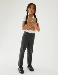 M&S Collection 2pk Girls' Slim Leg School Trousers (2-18 Yrs) -Cheap School Uniform Store SD 04 T76 1425 T0 X EC 0